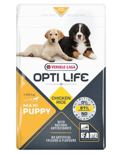 VERSELE-LAGA Opti Life Puppy Maxi dla szczeniąt ras dużych Drób 12,5 kg