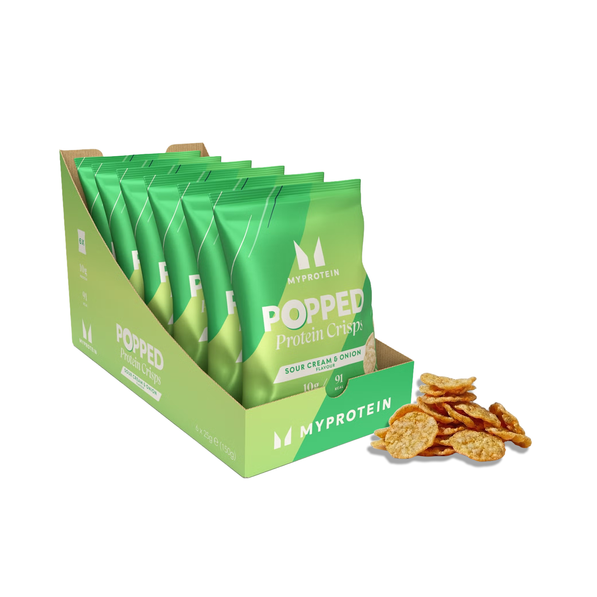 Popped Protein Crisps (Paprika)