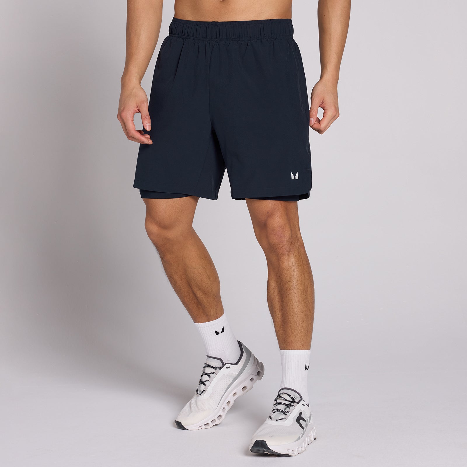 Męskie spodenki 2 w 1 z kolekcji Training MP (Dark Navy)