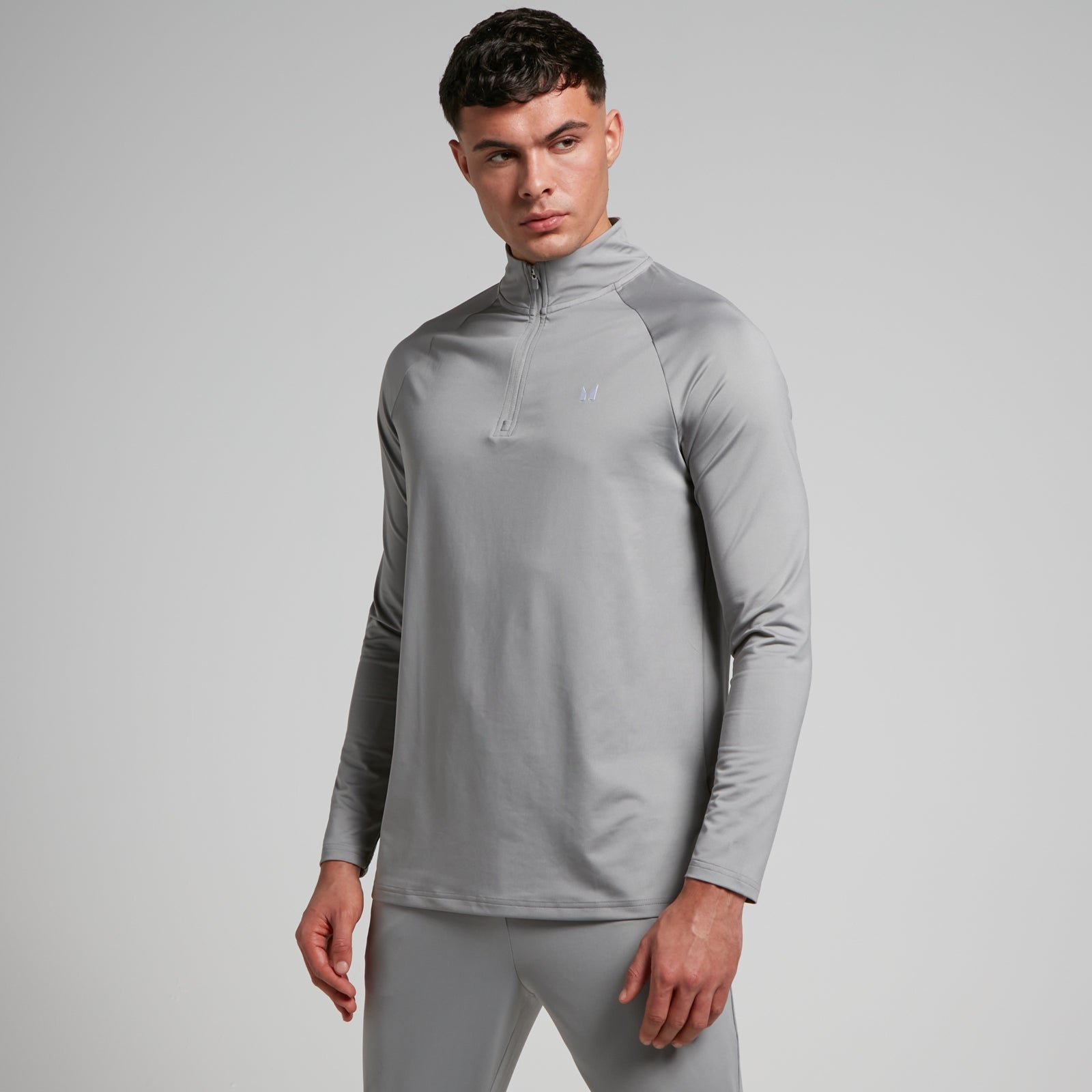 Męska bluza z suwakiem ¼ z kolekcji Training MP (Storm)