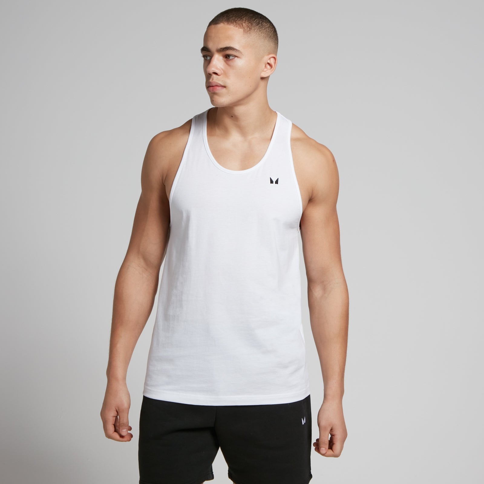 Męski podkoszulek typu stringer z kolekcji Rest Day MP (Biały)