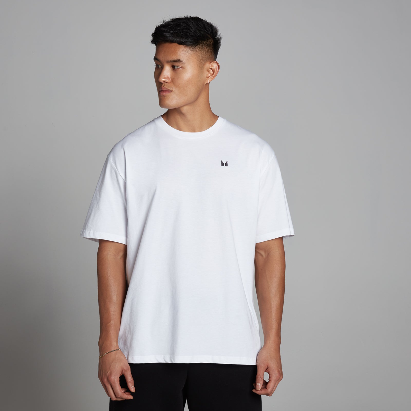 Męski T-shirt oversize z kolekcji Rest Day MP (Biały)