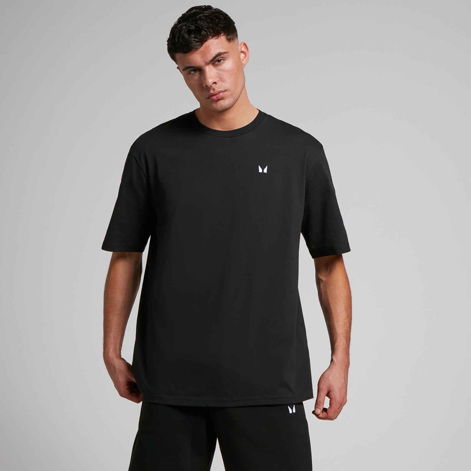 Męski T-shirt oversize z kolekcji Rest Day MP (Czarny)