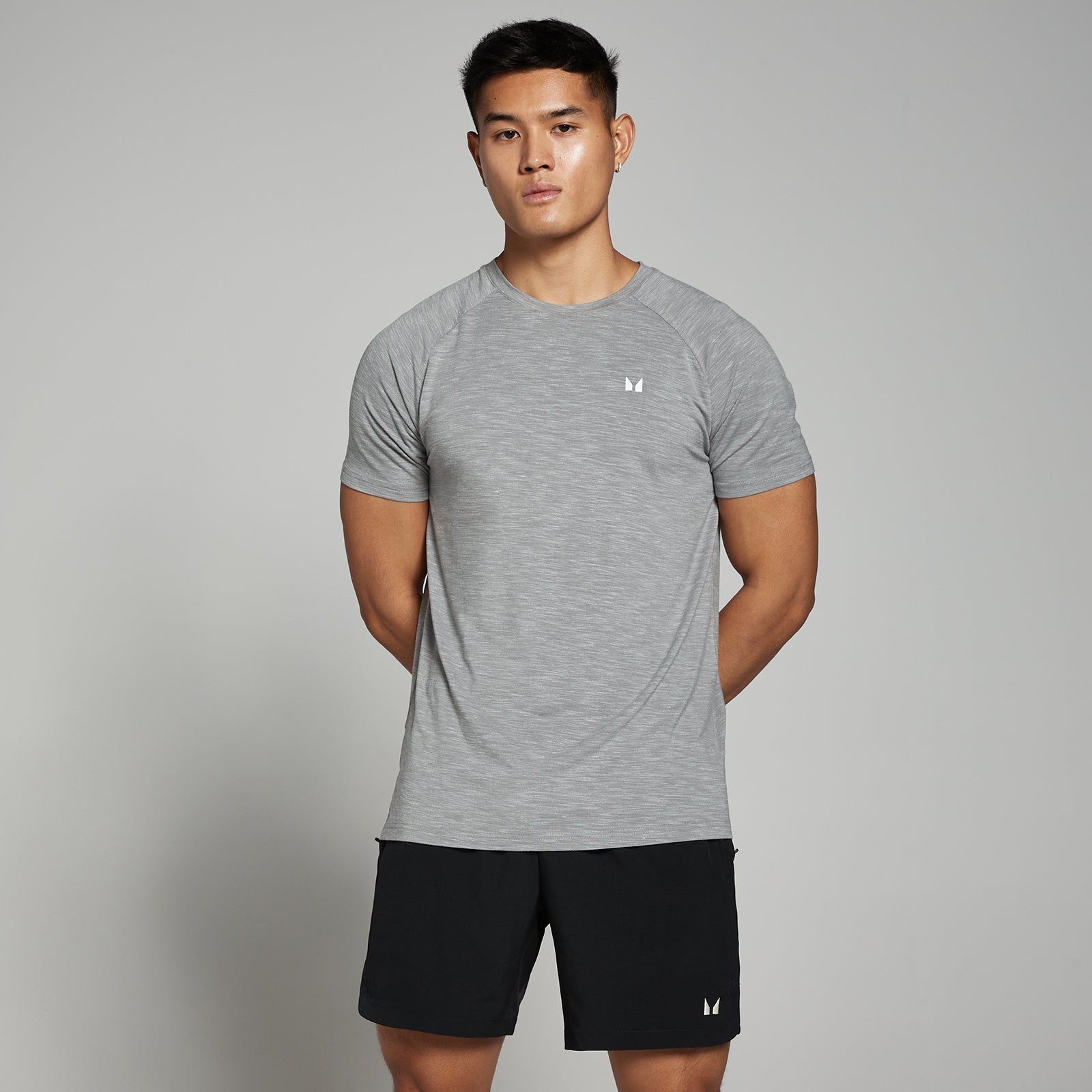 Męski T-shirt z krótkim rękawem z kolekcji Performance MP (Chrome Marl)