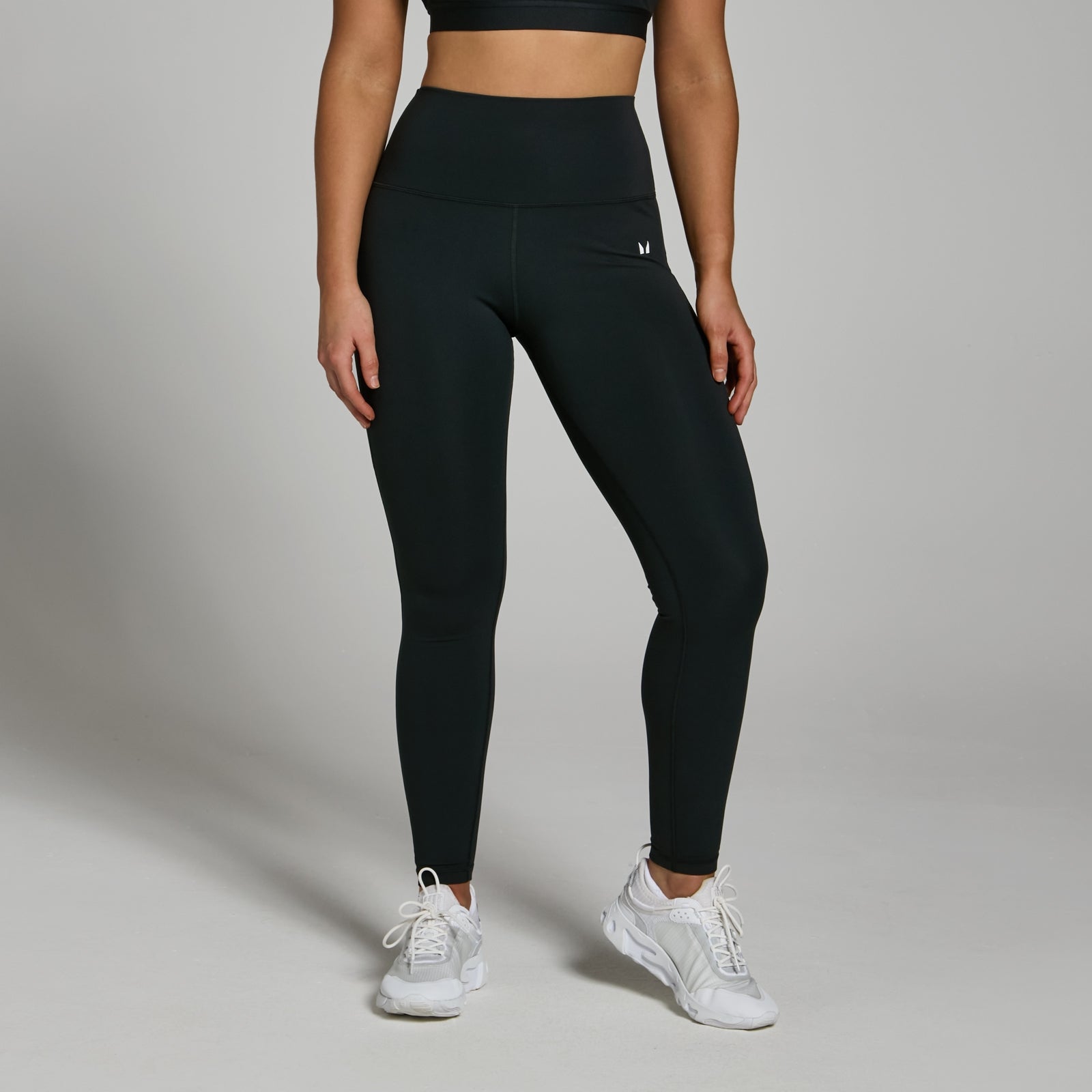 Damskie legginsy z wysokim stanem z kolekcji Power MP (Czarny)
