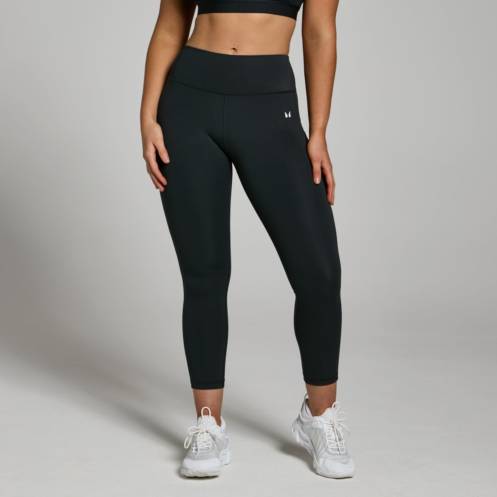 Damskie legginsy 7/8 z kolekcji Power MP – czarne