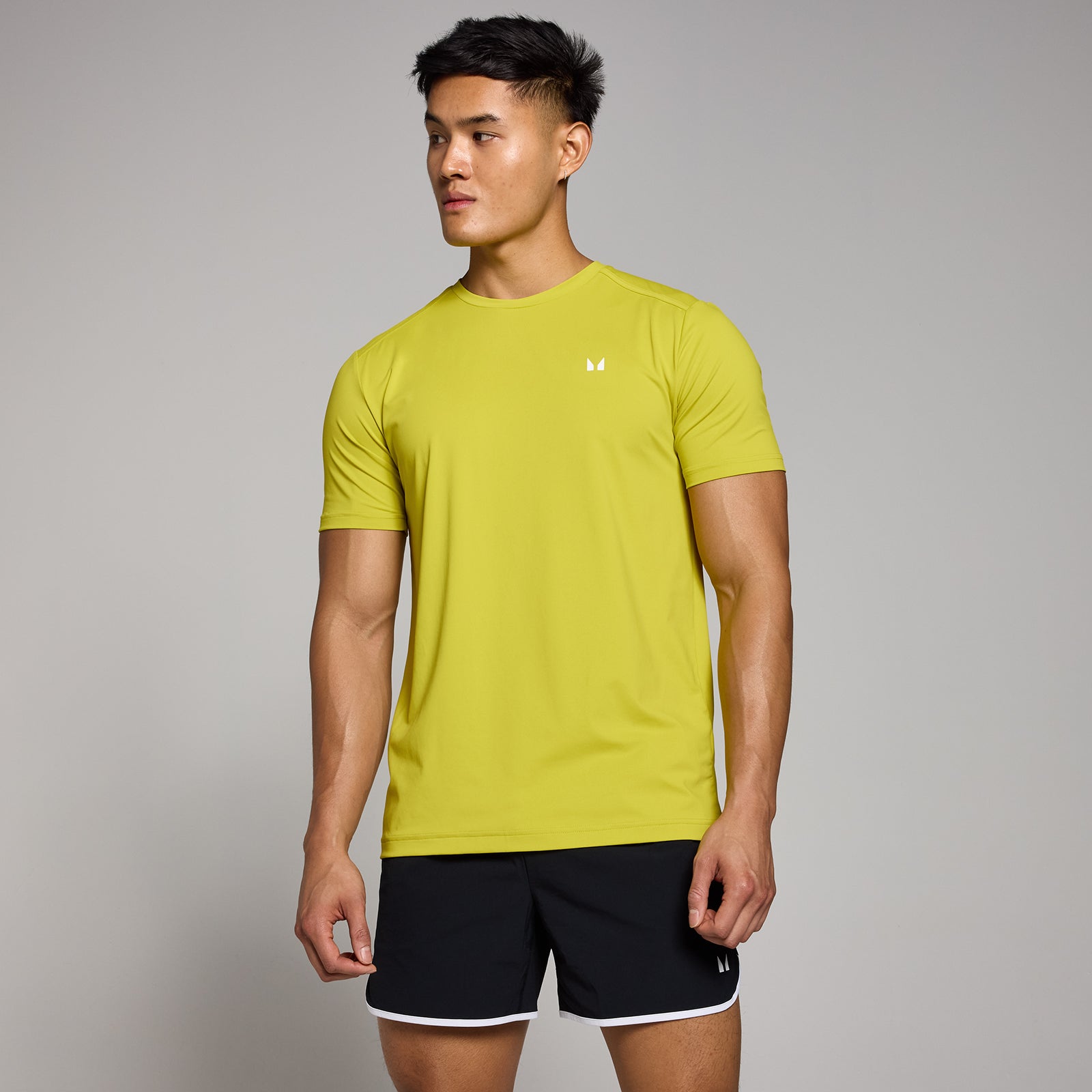 Męski T-shirt z lamówką z kolekcji Tempo MP (Digital Green)