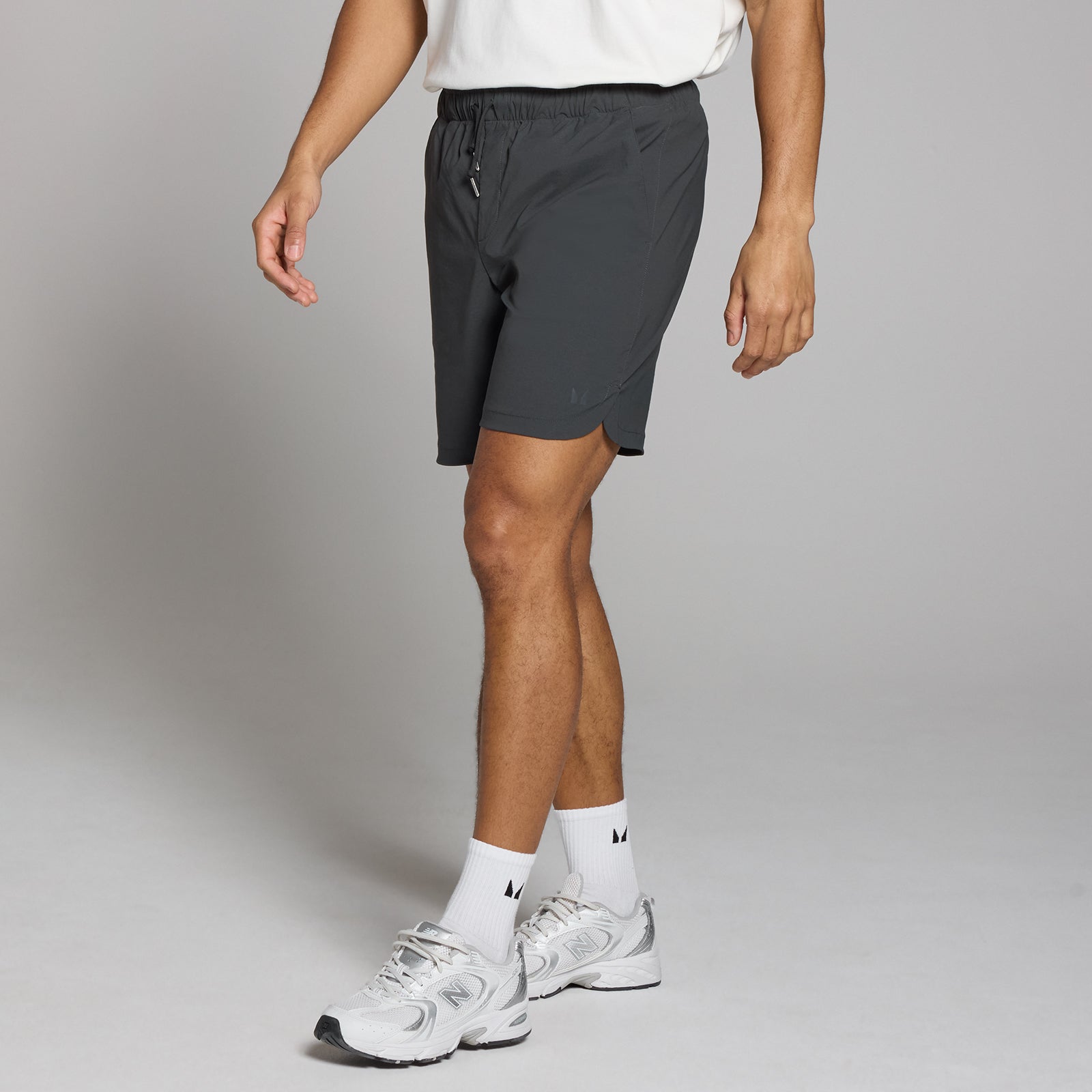 Męskie dzianinowe spodenki z kolekcji Lifestyle MP (Washed Black)