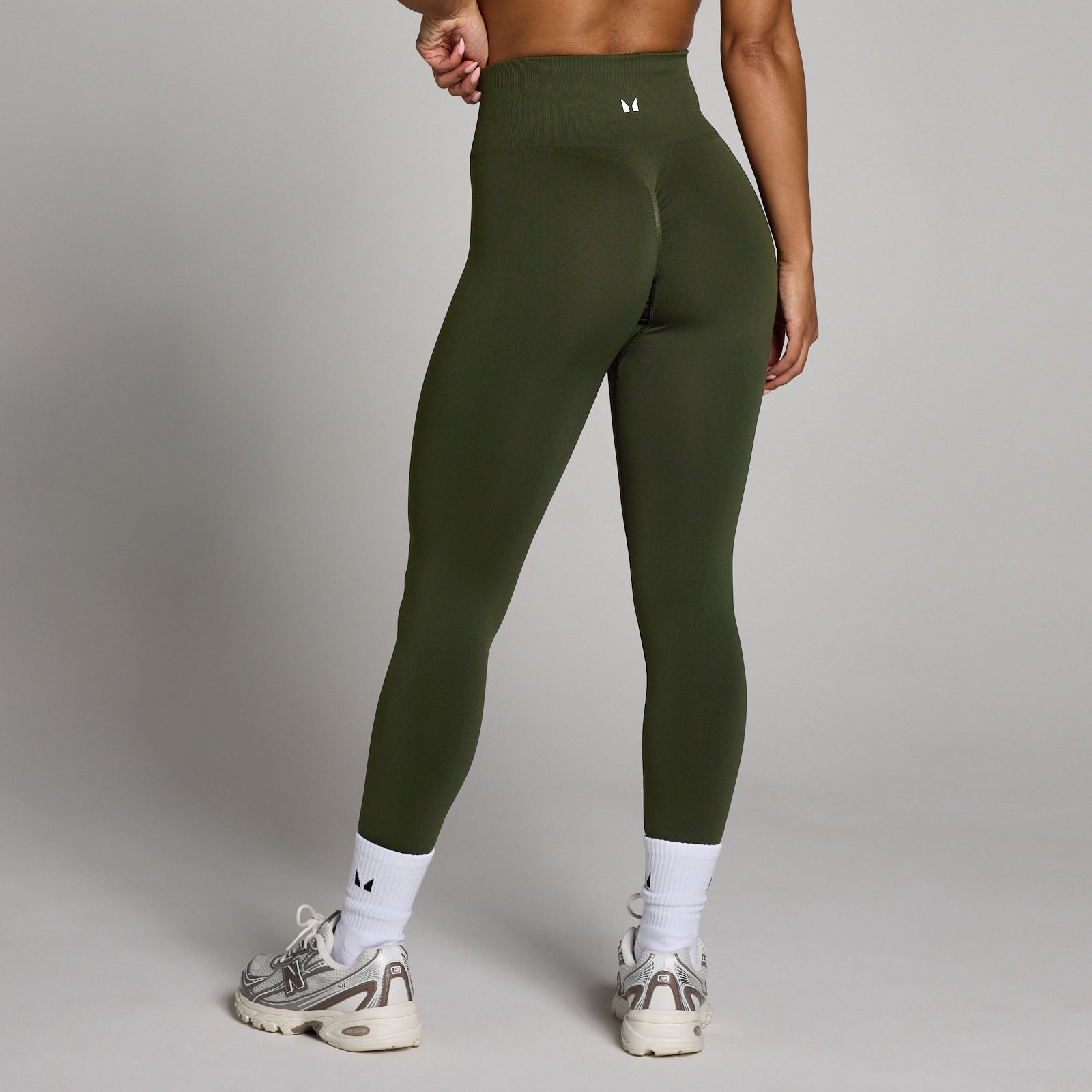Damskie Legginsy Bezszwowe MP Tempo (Forest Green)
