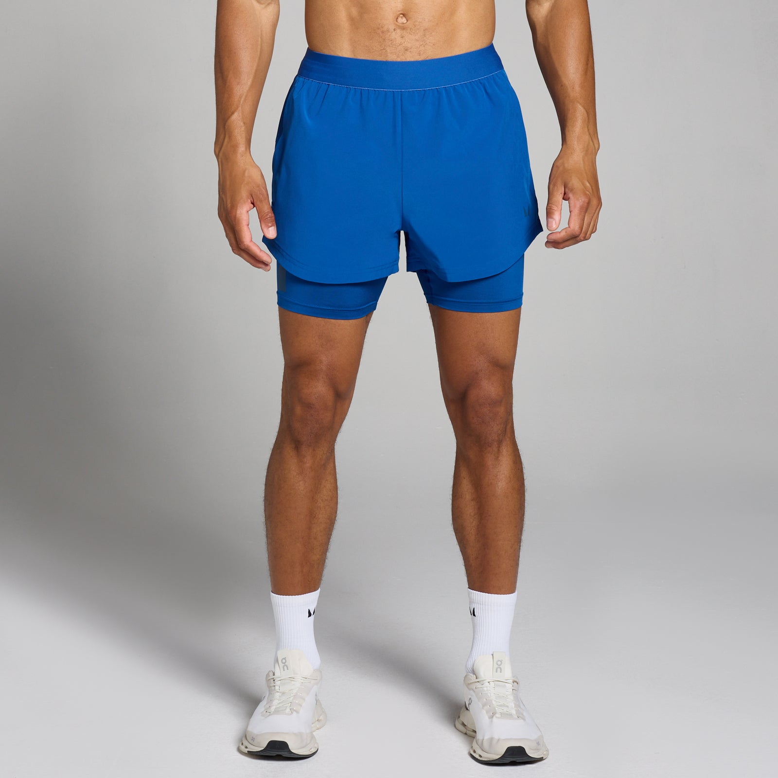 Męskie spodenki 2 w 1 z kolekcji Tempo MP (True Blue)