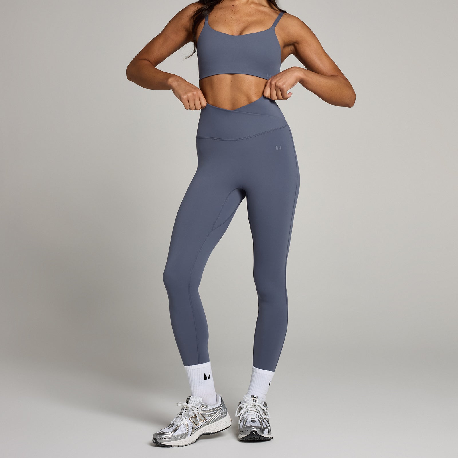 Damskie legginsy z kolekcji Tempo MP (Charcoal Blue)