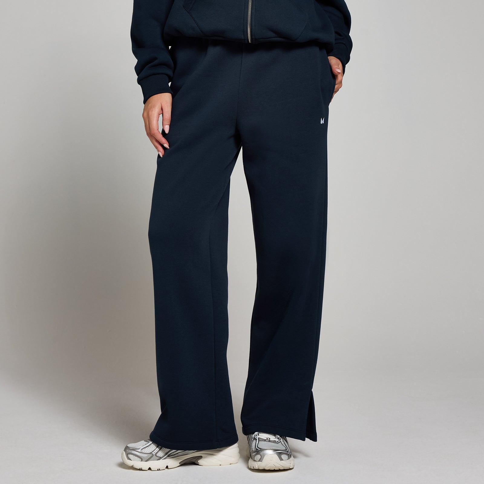 Damskie joggery z prostymi nogawkami z kolekcji Basic MP (Dark Sapphire)