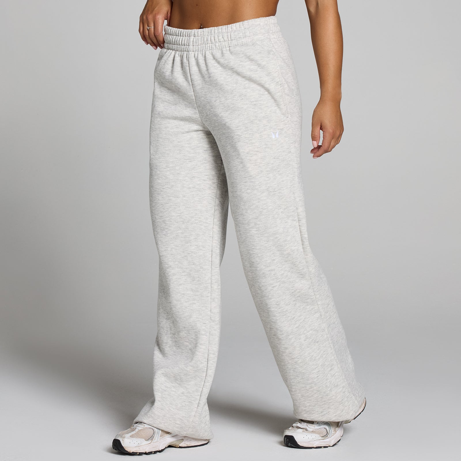 Damskie joggery z prostymi nogawkami kolekcji Basics Petite MP – Grey Marl (Light Grey Marl)