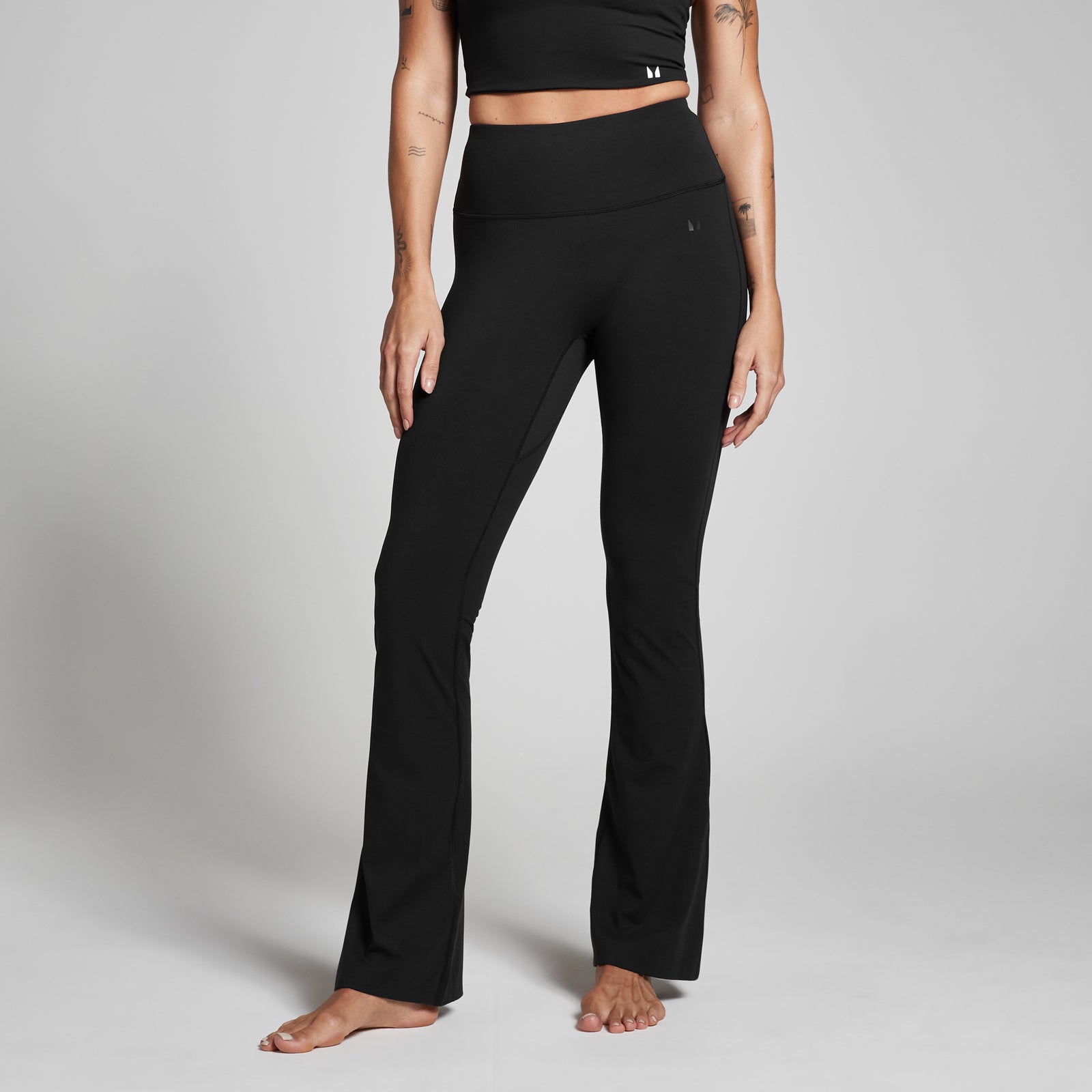 Damskie Legginsy Dzwony Tempo MP (Czarny)