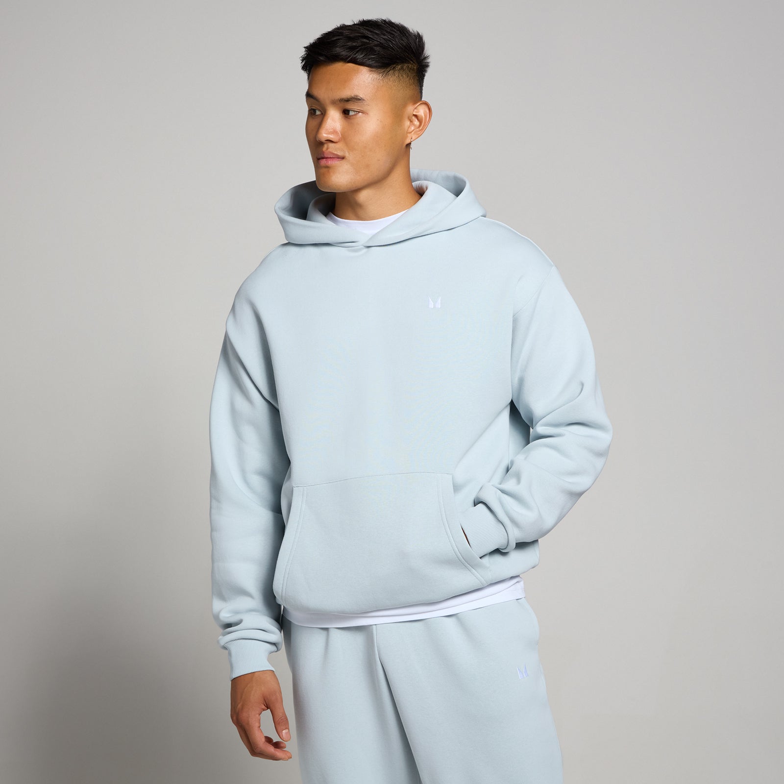 Męska Bluza z Kapturem Rest Day Oversize MP (Pale Blue)
