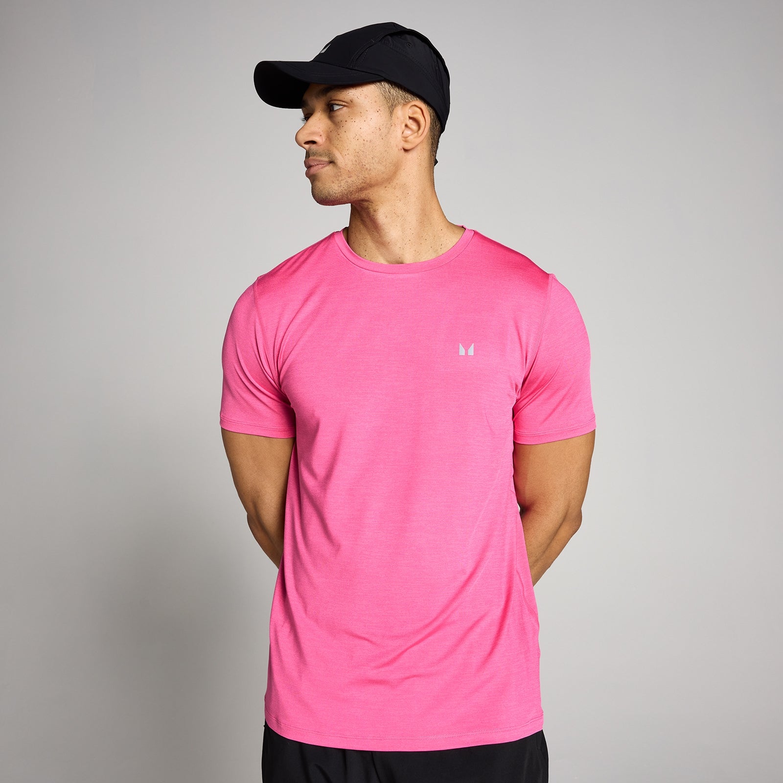 MP Męska Koszulka Tempo Marl (Candy Pink)