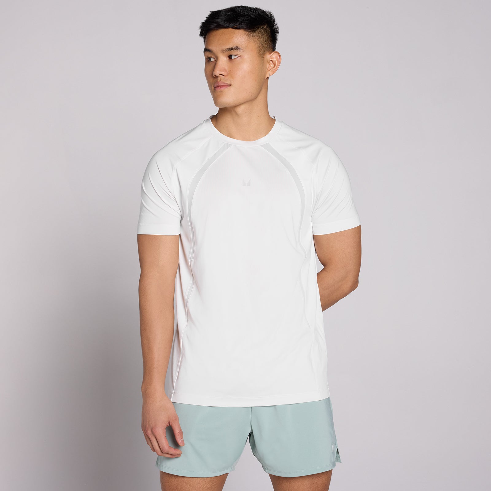MP Męska Koszulka Tempo Panel (Cloud Grey)