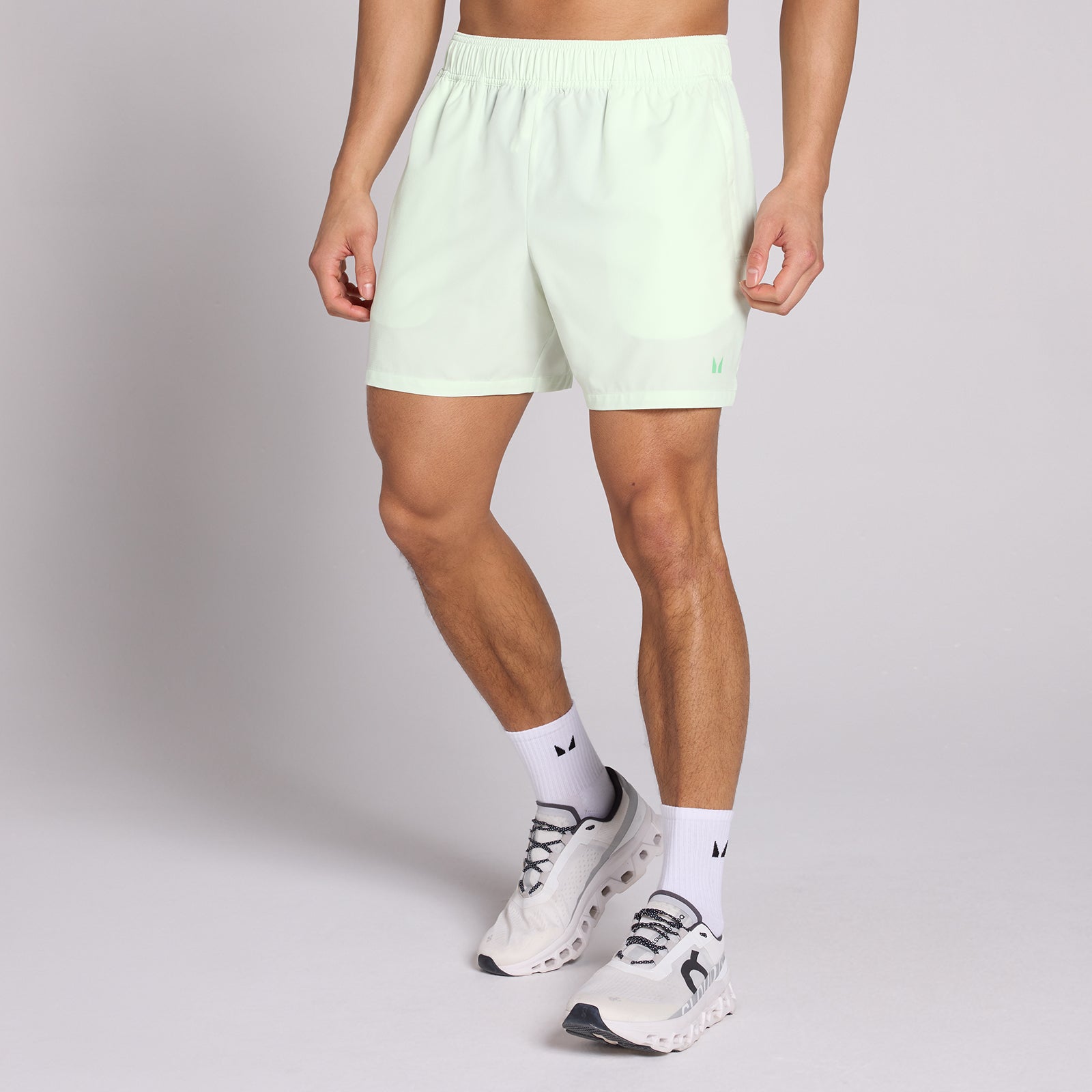 Męskie Spodenki Treningowe MP Active Training 5" z Kieszeniami (Pistachio)