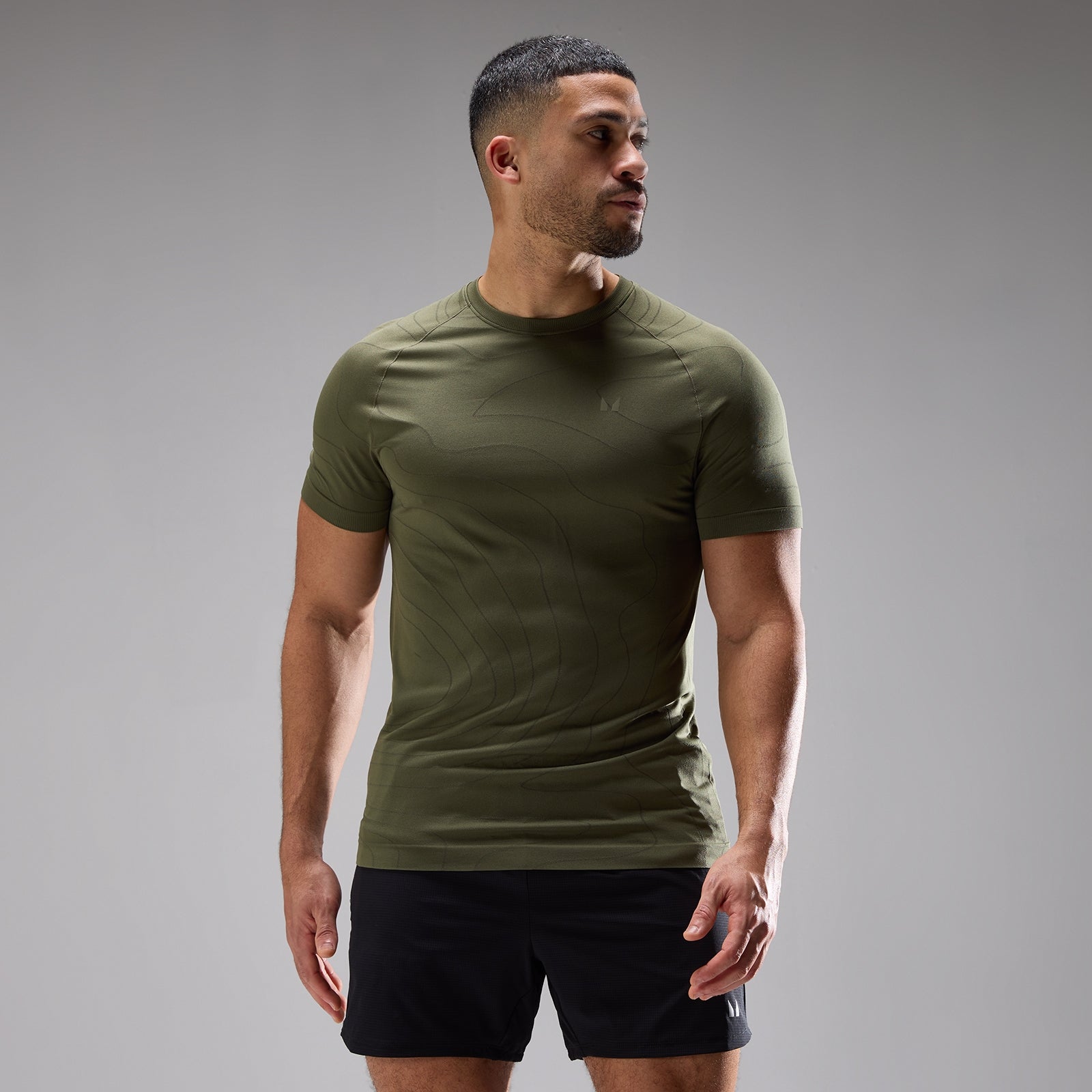 Męska Koszulka Bezszwowa MP Velocity Ultra (Dusty Olive)