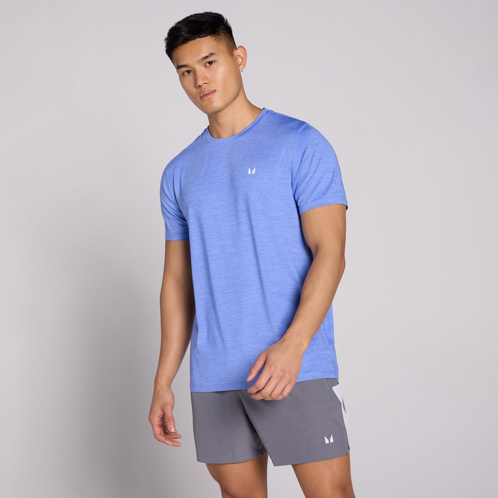 Męska Koszulka Tempo Marl MP (Cornflower Blue)