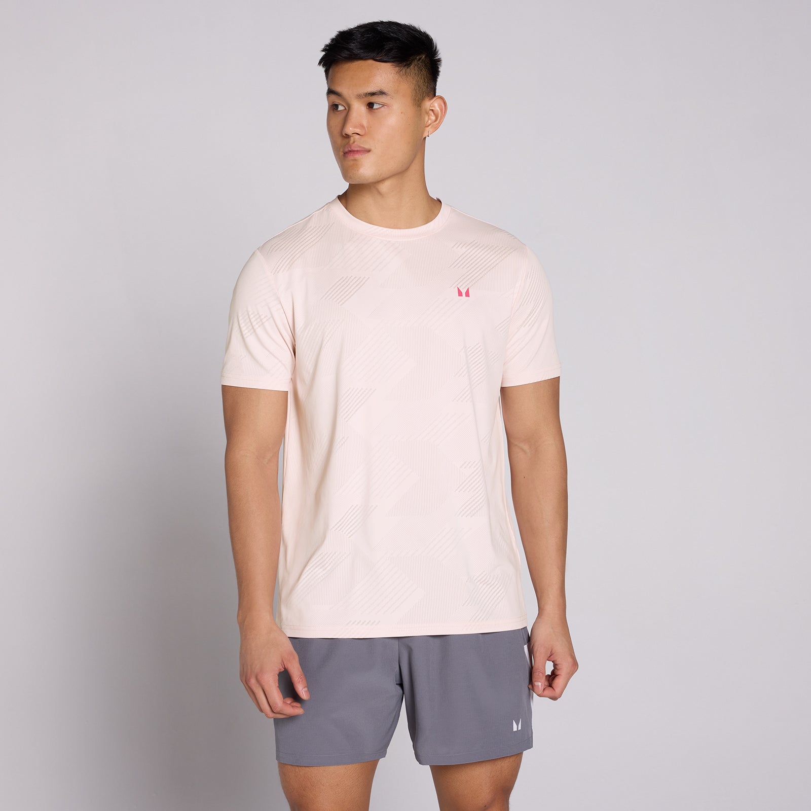 Męska Koszulka Treningowa Active Training Pillar Graphic MP (Chalk Pink)