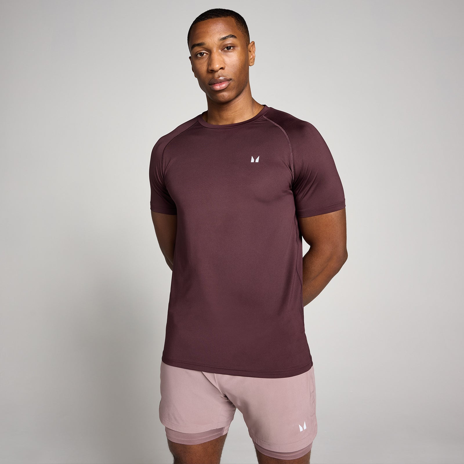 Męski T-shirt z krótkim rękawem z kolekcji Training MP (Fudge)