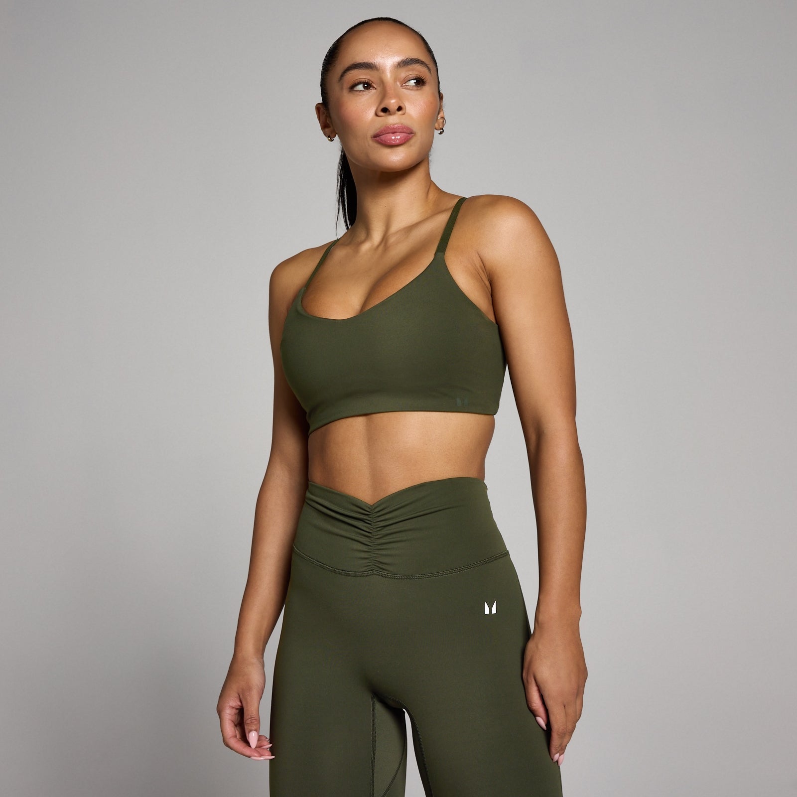 MP Damski Biustonosz Sportowy Tempo (Forest Green)