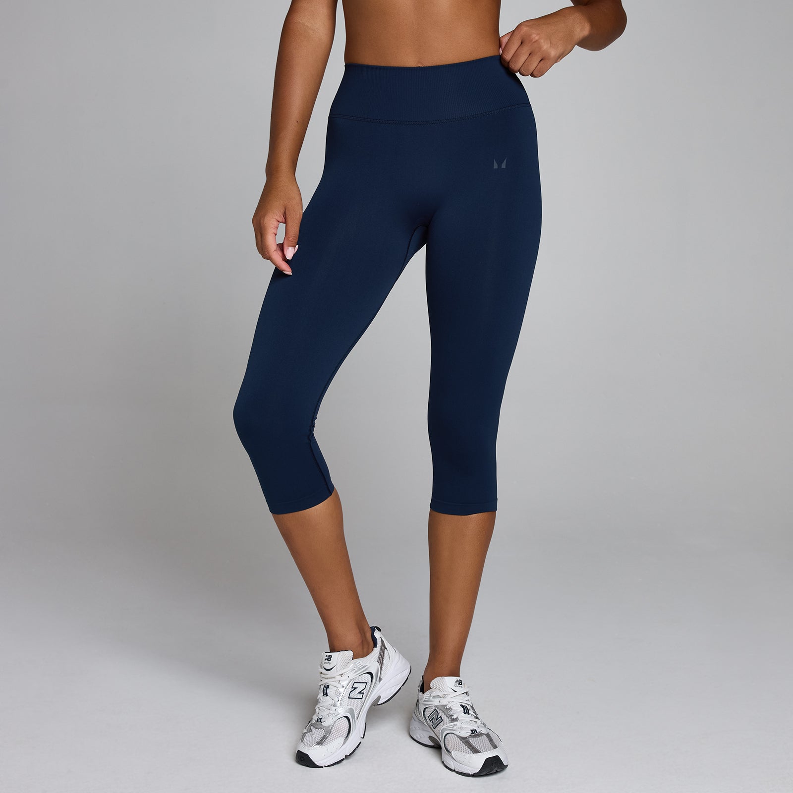 Damskie Legginsy 3/4 MP Hybrid Seamless (Midnight)