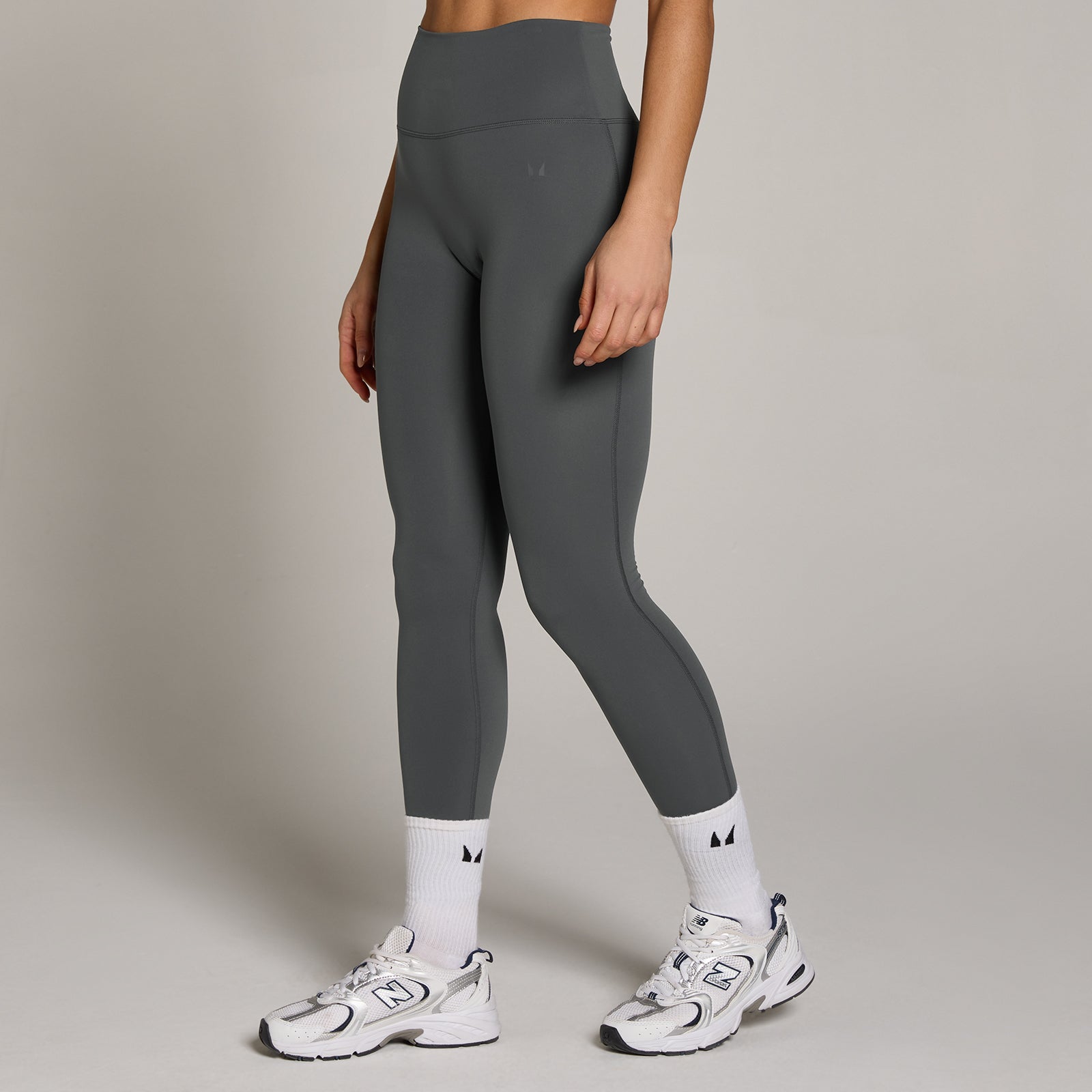 Damskie Legginsy MP Tempo z Wysokim Stanem (Dark Grey)