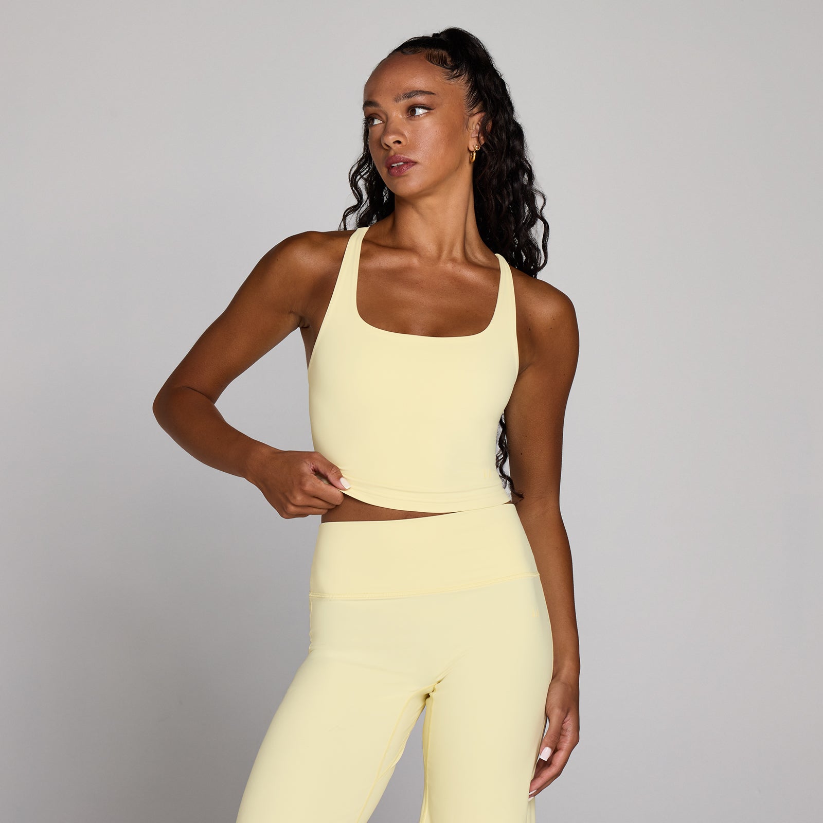 Damska koszulka MP Tempo Strappy Racerback (Buttercream)
