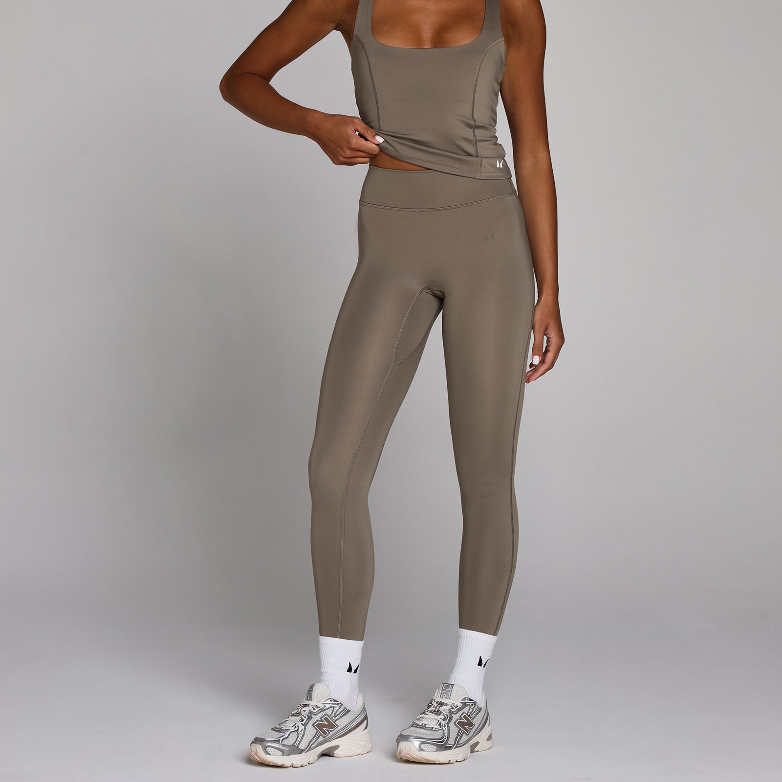 Damskie legginsy treningowe MP (Espresso)