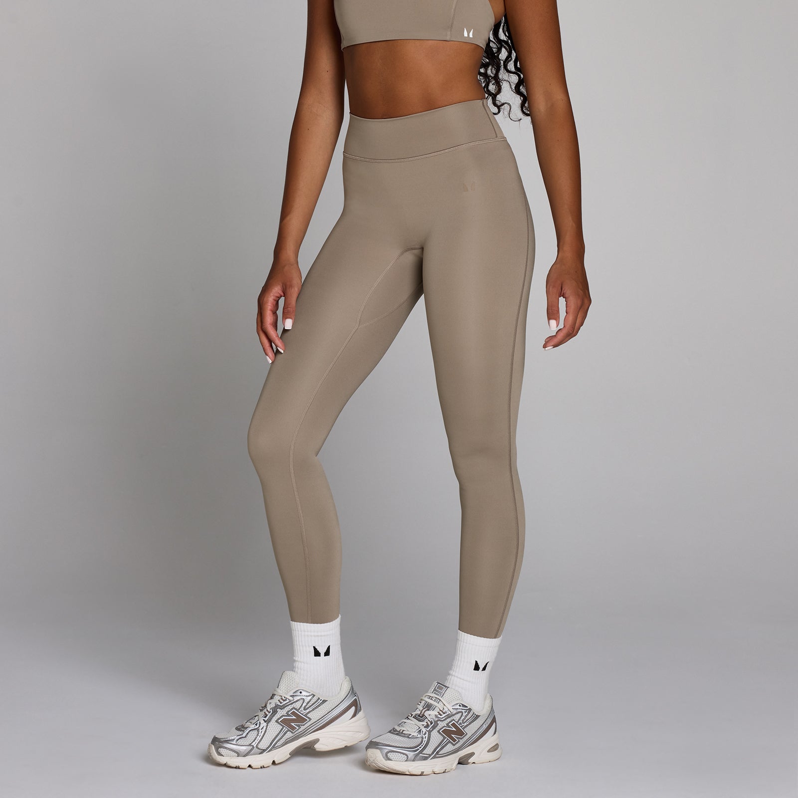 Damskie legginsy treningowe MP (Light Taupe)